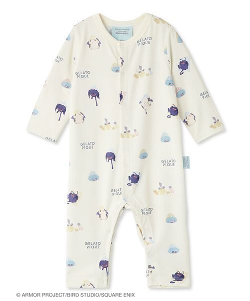 ドラゴンクエスト】【ベビー】アソートモンスター総柄ロンパース