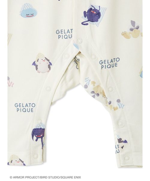 ドラゴンクエスト】【ベビー】アソートモンスター総柄ロンパース