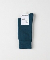 ◆BASIC SOCKS(ベーシックソックス)【メンズ】ムジクルーソックス