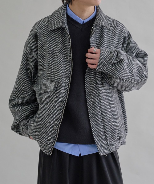 セール】ウールライクショートブルゾン（ブルゾン）｜epnok