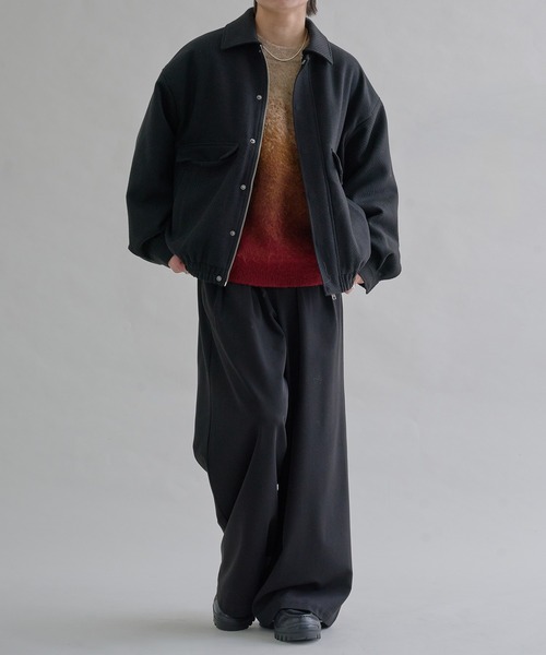 セール】ウールライクショートブルゾン（ブルゾン）｜epnok