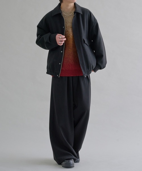 セール】ウールライクショートブルゾン（ブルゾン）｜epnok