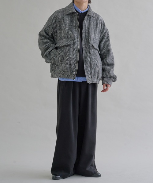 セール】ウールライクショートブルゾン（ブルゾン）｜epnok