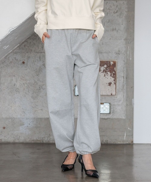 HEREIAM（ヘレイアム）の「【HEREIAM】リラックスフォルムJOG（スウェットパンツ・レディース・ブラック/オフホワイト/グレー・MEDIUM/SMALL）」の16枚目の写真