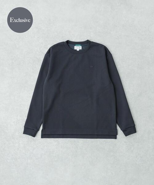 LACOSTE（ラコステ）の「『別注』LACOSTE×URBAN RESEARCH　Functional Pique Long-Sleeve（Tシャツ/カットソー・メンズ・チャコールグレー/グレー系その他/ホワイト・3/4/5）」の3枚目の写真