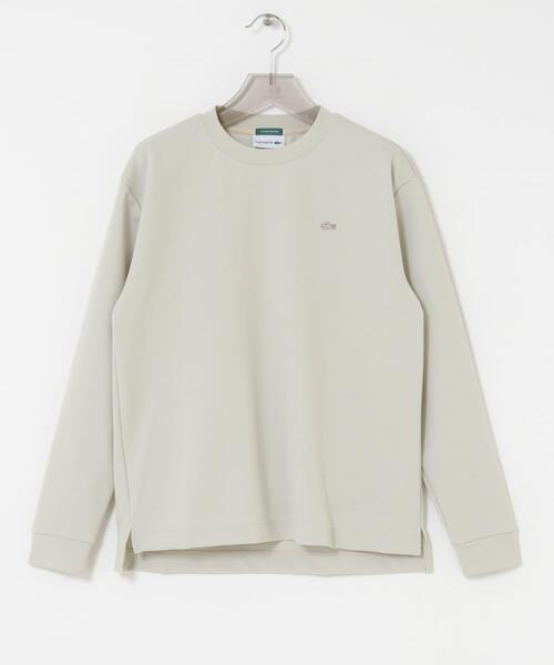 LACOSTE（ラコステ）の「『別注』LACOSTE×URBAN RESEARCH　Functional Pique Long-Sleeve（Tシャツ/カットソー・メンズ・チャコールグレー/グレー系その他/ホワイト・3/4/5）」の4枚目の写真