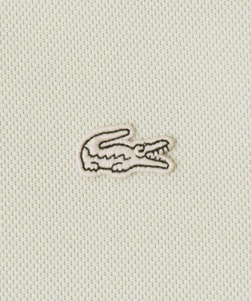 LACOSTE（ラコステ）の「『別注』LACOSTE×URBAN RESEARCH　Functional Pique Long-Sleeve（Tシャツ/カットソー・メンズ・チャコールグレー/グレー系その他/ホワイト・3/4/5）」の5枚目の写真