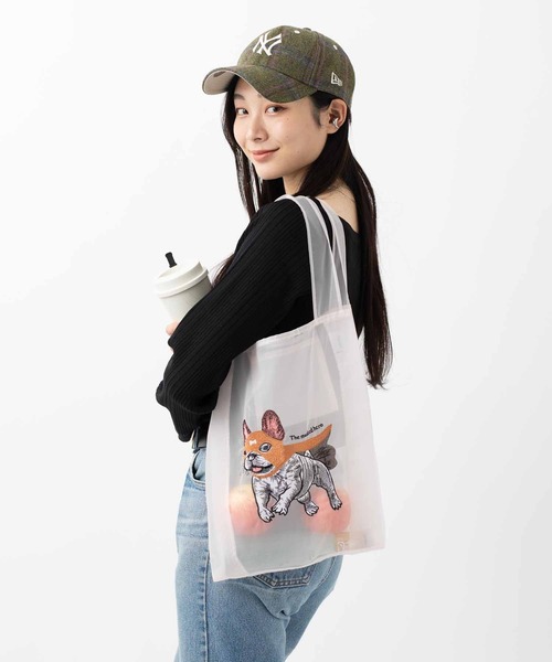 Jubilee(ジュビリー)の「オーガンジー 犬・猫 刺繍エコトートバッグ(エコバッグ/サブバッグ・レディース・その他1/その他2/その他3/その他5/その他11/その他8/その他10/その他6/その他4/その他7/その他9/その他12・FREE)」の5枚目の写真