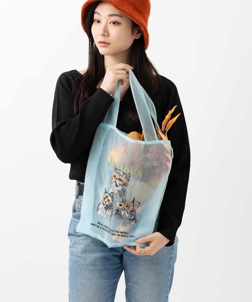 Jubilee(ジュビリー)の「オーガンジー 犬・猫 刺繍エコトートバッグ(エコバッグ/サブバッグ・レディース・その他1/その他2/その他3/その他5/その他11/その他8/その他10/その他6/その他4/その他7/その他9/その他12・FREE)」の9枚目の写真