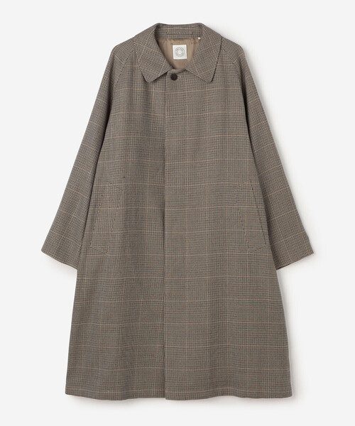 【なお】orcival チェックコート Bshop｜ORCIVAL | <別注>ウールチェック バルマカーンコート