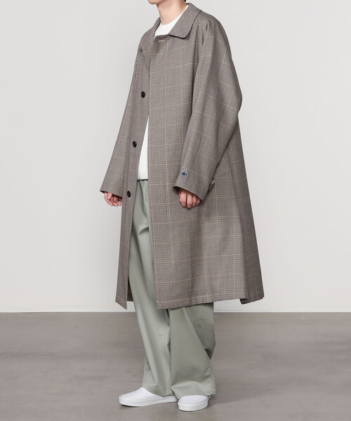 ORCIVAL |〈別注〉ウールチェック バルマカーンコート MEN（ステン