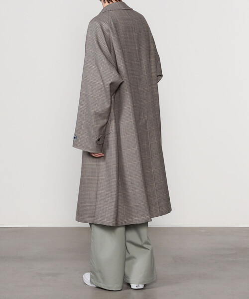 ORCIVAL |〈別注〉ウールチェック バルマカーンコート MEN