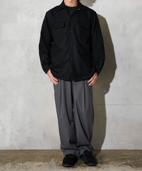TOWNCRAFT / タウンクラフト 50S W-FLAP LOOPCOLLAR SHIRT MADE IN