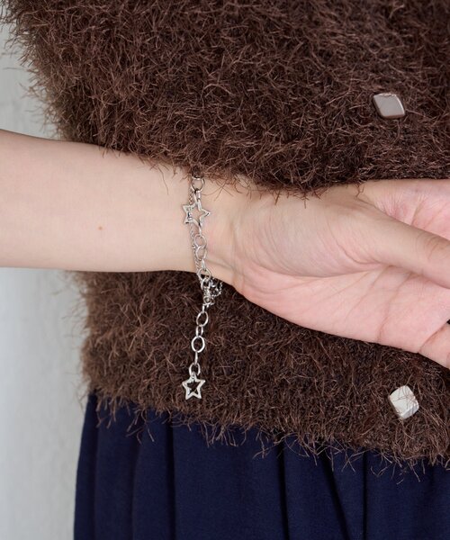 Kastane（カスタネ）の「【fiw.】スター2WAYネックレス（ネックレス・レディース・シルバー・FREE）」の4枚目の写真