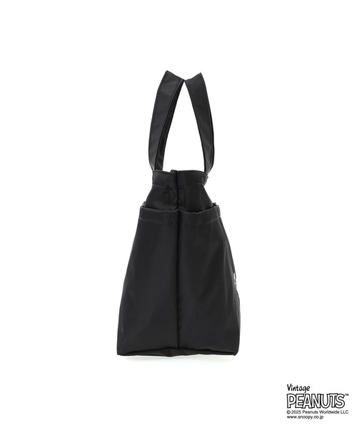 Manhattan Portage（マンハッタンポーテージ）の「WHITESTONE TOTE BAG FLIGHT NYLON BACKING PEANUTS 25（トートバッグ・レディース・ブラック・SMALL）」の8枚目の写真