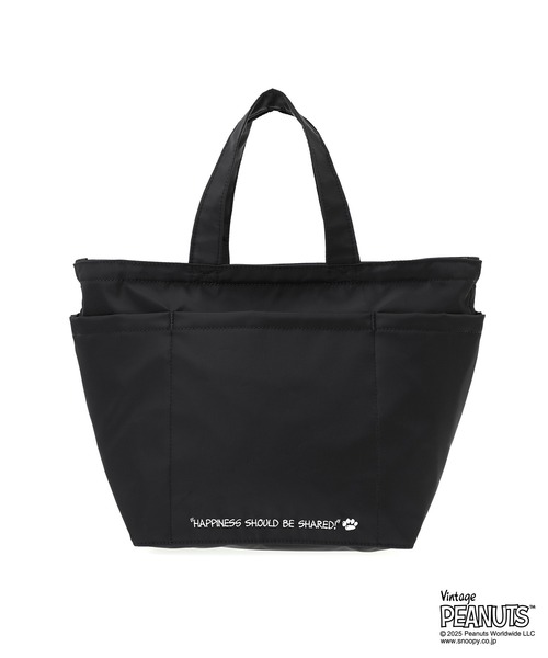 Manhattan Portage（マンハッタンポーテージ）の「WHITESTONE TOTE BAG FLIGHT NYLON BACKING PEANUTS 25（トートバッグ・レディース・ブラック・SMALL）」の9枚目の写真