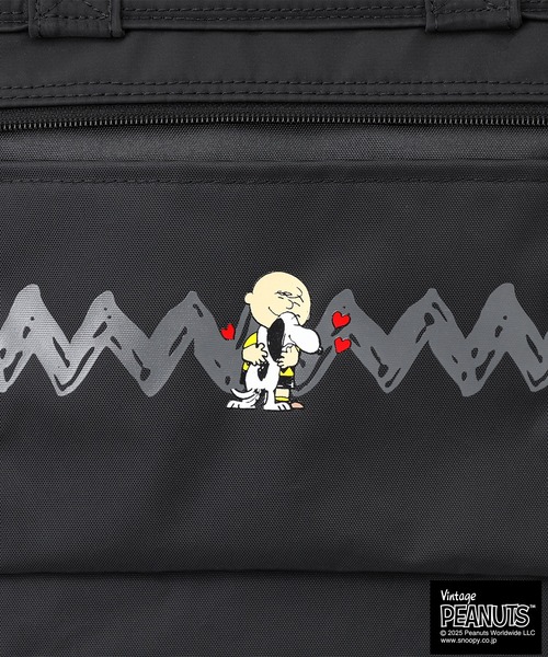 Manhattan Portage（マンハッタンポーテージ）の「WHITESTONE TOTE BAG FLIGHT NYLON BACKING PEANUTS 25（トートバッグ・レディース・ブラック・SMALL）」の15枚目の写真