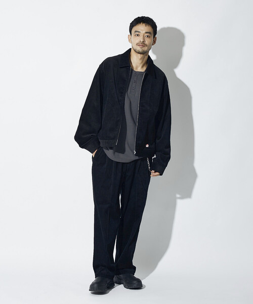 RED KAP（レッドキャップ）の「RED KAP/レッドキャップ 別注 SMU PT-38 SETUP 2TUCK CORDUROY WIDE PANTS/コーデュロイ/リラックスフィット/【セットアップ対応】（その他パンツ・メンズ・ベージュ/ブラック/ネイビー/ブラウン・MEDIUM/LARGE/SMALL）」の14枚目の写真