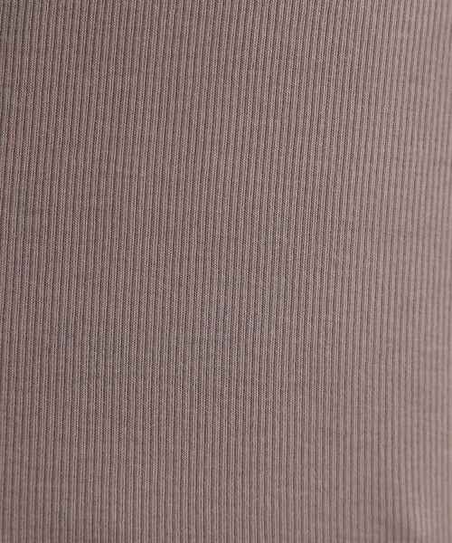 grove（グローブ）の「毎日にちょうどいい、テレコメロータートルネック（Tシャツ/カットソー・レディース・ブラック/ブラウン系その他/オフホワイト/ワインレッド・02/03/01/05/04）」の9枚目の写真