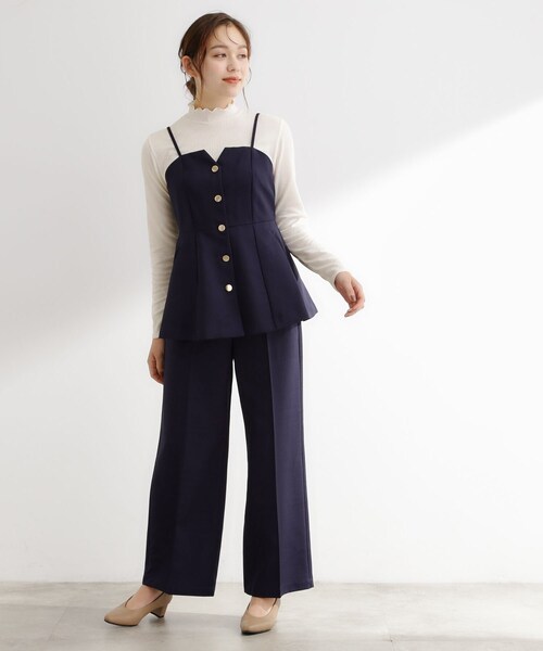 grove（グローブ）の「毎日にちょうどいい、テレコメロータートルネック（Tシャツ/カットソー・レディース・ブラック/ブラウン系その他/オフホワイト/ワインレッド・02/03/01/05/04）」の12枚目の写真