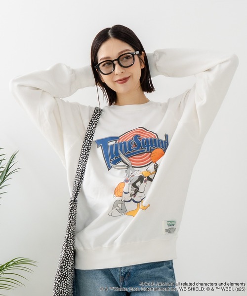 DISCUS(ディスカス)の「【DISCUS ATHLETIC×LOONEY TUNES】スペース・ジャム キャラクタープリントスウェットトレーナー メンズ レディース ユニセックス(スウェット・レディース・ブラック系その他/ホワイト系その他/ブラック系その他2/ホワイト系その他2・LARGE/MEDIUM)」の8枚目の写真