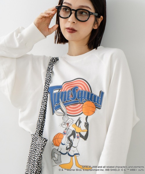 DISCUS(ディスカス)の「【DISCUS ATHLETIC×LOONEY TUNES】スペース・ジャム キャラクタープリントスウェットトレーナー メンズ レディース ユニセックス(スウェット・レディース・ブラック系その他/ホワイト系その他/ブラック系その他2/ホワイト系その他2・LARGE/MEDIUM)」の11枚目の写真