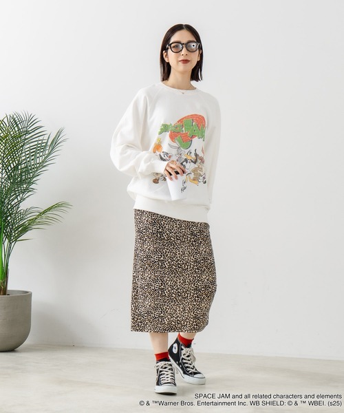 DISCUS(ディスカス)の「【DISCUS ATHLETIC×LOONEY TUNES】スペース・ジャム キャラクタープリントスウェットトレーナー メンズ レディース ユニセックス(スウェット・レディース・ブラック系その他/ホワイト系その他/ブラック系その他2/ホワイト系その他2・LARGE/MEDIUM)」の12枚目の写真