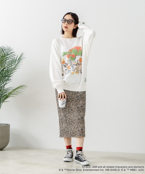 DISCUS(ディスカス)の「【DISCUS ATHLETIC×LOONEY TUNES】スペース・ジャム キャラクタープリントスウェットトレーナー メンズ レディース ユニセックス(スウェット・レディース・ブラック系その他/ホワイト系その他/ブラック系その他2/ホワイト系その他2・LARGE/MEDIUM)」の13枚目の写真