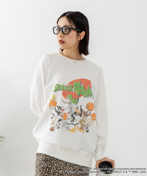 DISCUS(ディスカス)の「【DISCUS ATHLETIC×LOONEY TUNES】スペース・ジャム キャラクタープリントスウェットトレーナー メンズ レディース ユニセックス(スウェット・レディース・ブラック系その他/ホワイト系その他/ブラック系その他2/ホワイト系その他2・LARGE/MEDIUM)」の14枚目の写真
