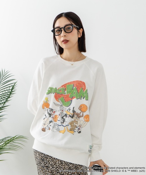 DISCUS(ディスカス)の「【DISCUS ATHLETIC×LOONEY TUNES】スペース・ジャム キャラクタープリントスウェットトレーナー メンズ レディース ユニセックス(スウェット・レディース・ブラック系その他/ホワイト系その他/ブラック系その他2/ホワイト系その他2・LARGE/MEDIUM)」の15枚目の写真