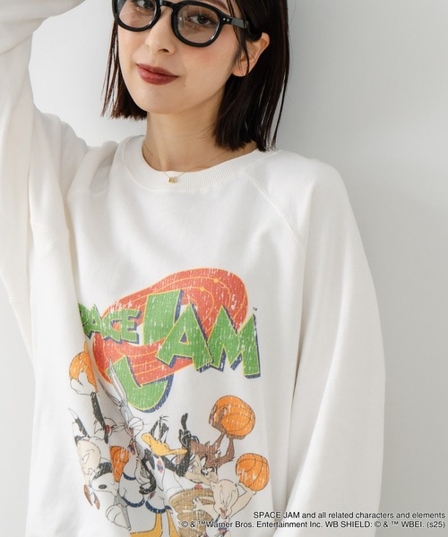 DISCUS(ディスカス)の「【DISCUS ATHLETIC×LOONEY TUNES】スペース・ジャム キャラクタープリントスウェットトレーナー メンズ レディース ユニセックス(スウェット・レディース・ブラック系その他/ホワイト系その他/ブラック系その他2/ホワイト系その他2・LARGE/MEDIUM)」の17枚目の写真
