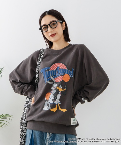 DISCUS(ディスカス)の「【DISCUS ATHLETIC×LOONEY TUNES】スペース・ジャム キャラクタープリントスウェットトレーナー メンズ レディース ユニセックス(スウェット・レディース・ブラック系その他/ホワイト系その他/ブラック系その他2/ホワイト系その他2・LARGE/MEDIUM)」の20枚目の写真