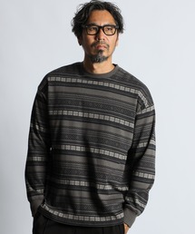 DUFFER ORIGINAL JACQUARD L/SL TEE:オリジナル ジャガード ロンTEE