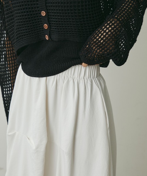 Lunea（ルネア）の「デザインバルーンロングスカート（スカート・レディース・ベージュ/ホワイト/ブラック・FREE）」の9枚目の写真