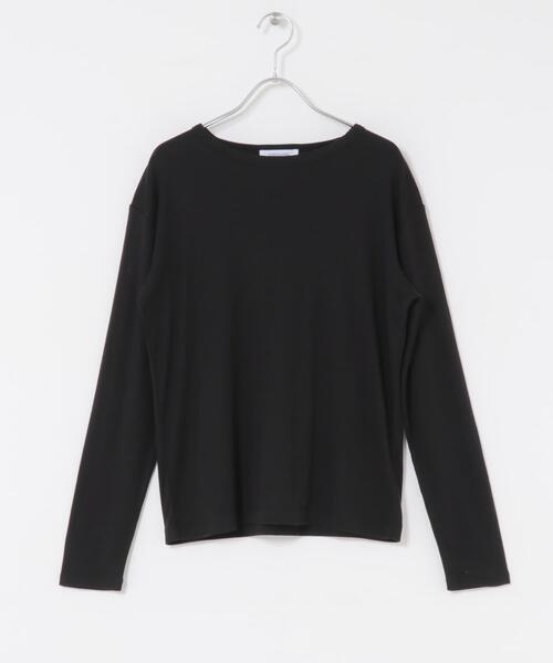 URBAN RESEARCH Sonny Label（アーバンリサーチサニーレーベル）の「『UR TECH』蓄熱ベーシックロングTシャツ（Tシャツ/カットソー・レディース・ブラック/チャコールグレー/オフホワイト・FREE）」の10枚目の写真