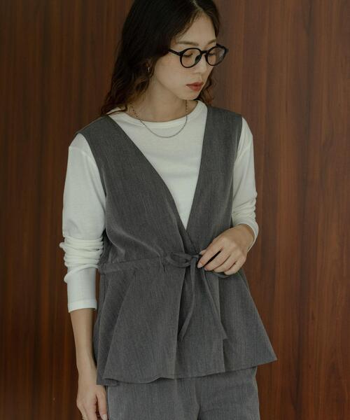 URBAN RESEARCH Sonny Label（アーバンリサーチサニーレーベル）の「『UR TECH』蓄熱ベーシックロングTシャツ（Tシャツ/カットソー・レディース・ブラック/チャコールグレー/オフホワイト・FREE）」の17枚目の写真