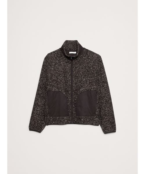 Banana Republic（バナナリパブリック）の「◆ブークレ フリース ジップアップ スウェットシャツ（スウェット・メンズ・ブラウン・M/XL/L/S）」の6枚目の写真