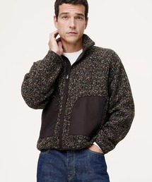 Banana Republic | ◆ブークレ フリース ジップアップ スウェットシャツ(スウェット)