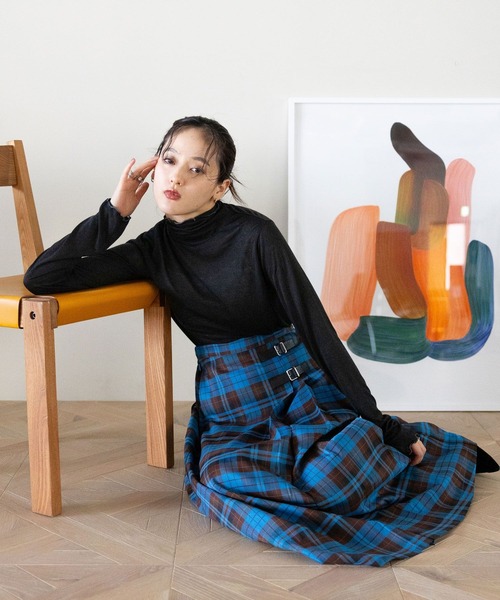 RAGEBLUE（レイジブルー）の「メロウインナーカットソー（Tシャツ/カットソー・レディース・ホワイト/グレー系その他/イエロー系その他/サックスブルー/レッド/ブラック・FREE）」の14枚目の写真