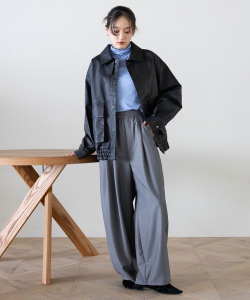 RAGEBLUE（レイジブルー）の「メロウインナーカットソー（Tシャツ/カットソー・レディース・ホワイト/グレー系その他/イエロー系その他/サックスブルー/レッド/ブラック・FREE）」の7枚目の写真