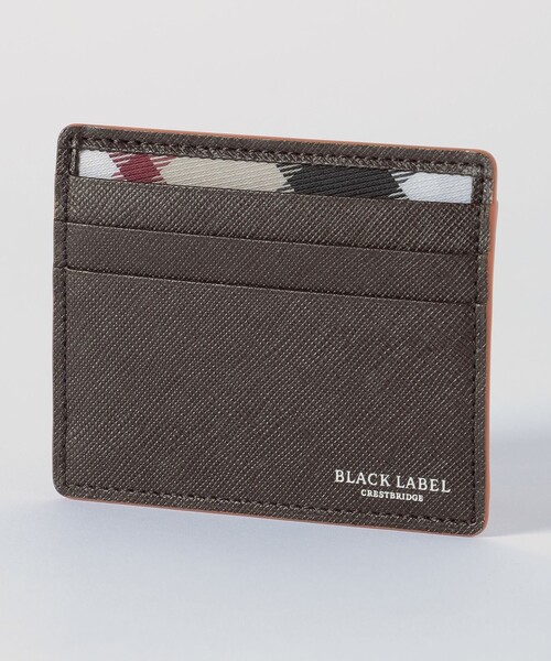 BLACK LABEL CRESTBRIDGE(ブラックレーベル・クレストブリッジ)の「バイカラークレストブリッジチェックミニスナップウォレット(財布・メンズ・ブラック/ブルー系その他2/ダークブラウン/グリーン系その他7/ネイビー・FREE)」の2枚目の写真