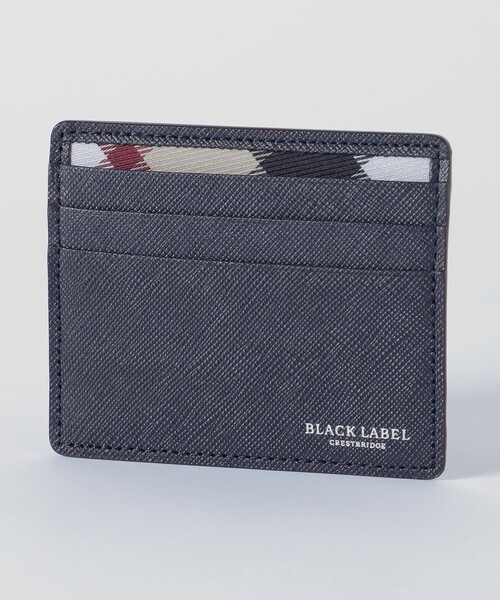 BLACK LABEL CRESTBRIDGE(ブラックレーベル・クレストブリッジ)の「バイカラークレストブリッジチェックミニスナップウォレット(財布・メンズ・ブラック/ブルー系その他2/ダークブラウン/グリーン系その他7/ネイビー・FREE)」の4枚目の写真