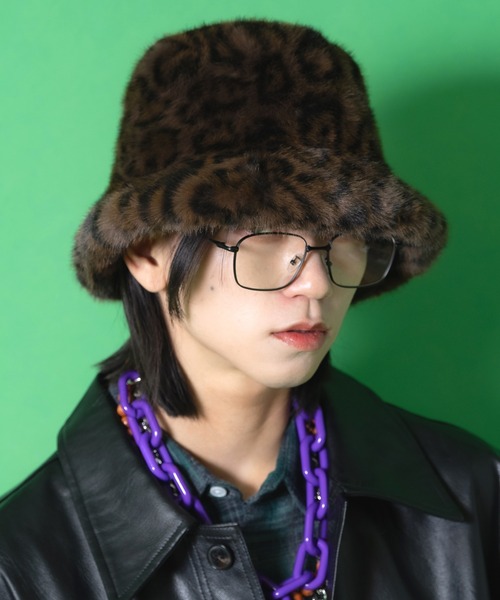 an meets zakka レオパードショートファーハット（ハット）｜ankoROCK