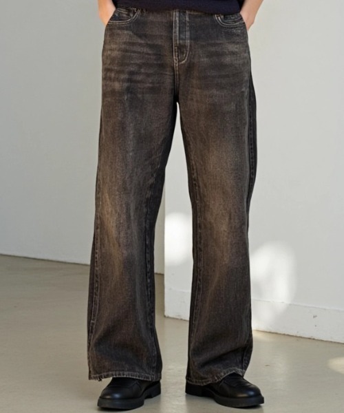 A'GEM/9 × .kom 『BENUSTA /ベヌスタ』DIRTY WASH BLACK DENIM