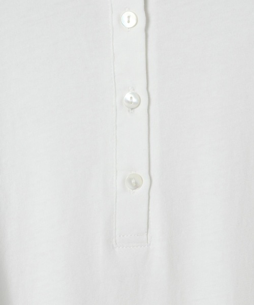 JEANASIS（ジーナシス）の「スムースコットンヘンリーロンTEE/606927（Tシャツ/カットソー・レディース・グレー/ブラック/ホワイト・FREE）」の14枚目の写真