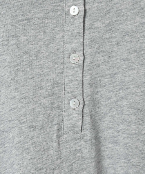 JEANASIS（ジーナシス）の「スムースコットンヘンリーロンTEE/606927（Tシャツ/カットソー・レディース・グレー/ブラック/ホワイト・FREE）」の16枚目の写真