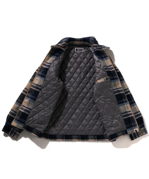 BAPE CHECK CPO ZIP JACKET（ブルゾン）｜A BATHING APE（アベイシング