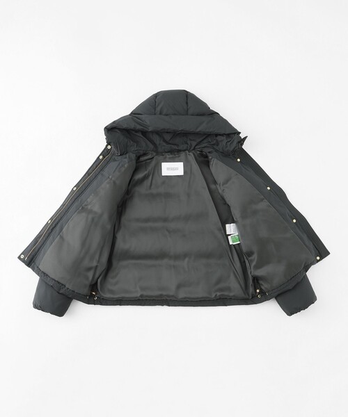 MACKINTOSH PHILOSOPHY（ﾏｯｷﾝﾄｯｼｭ ﾌｨﾛｿﾌｨｰ）の「【WEB&一部店舗限定】フーデッドショートダウン（ダウンジャケット/コート・レディース・チャコールグレー/ダークネイビー/ブラック・38/36）」の14枚目の写真