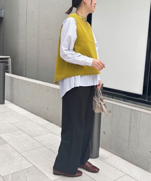 MICO COULIER（ミコクリエ）の「両面起毛2WAYストレッチイージーパンツ（その他パンツ・レディース・グレー系その他/ブラウン/ネイビー・36/38）」の7枚目の写真