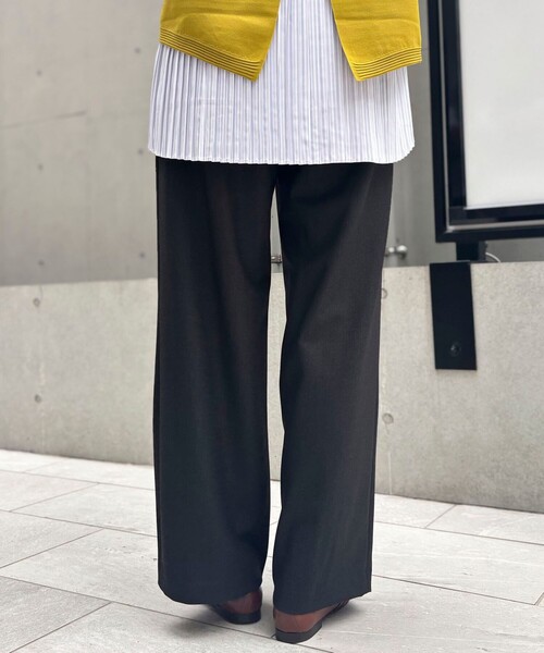 MICO COULIER（ミコクリエ）の「両面起毛2WAYストレッチイージーパンツ（その他パンツ・レディース・グレー系その他/ブラウン/ネイビー・36/38）」の9枚目の写真